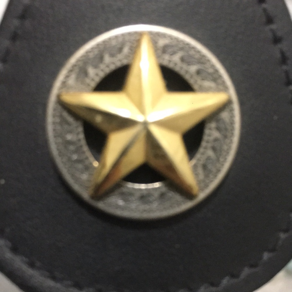 Tooled Leather Key Chain